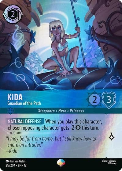 Kida Guardian of the Path Epic Wilds Unknown Lorcana card