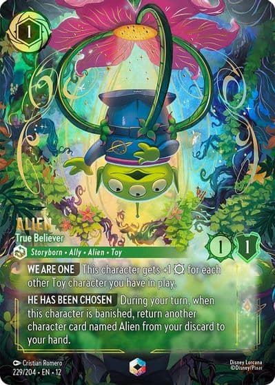 Alien True Believer Enchanted Wilds Unknown Lorcana card
