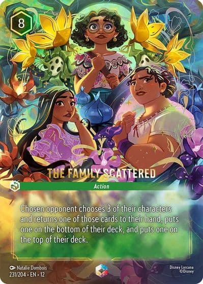 The Family Scattered Enchanted Wilds Unknown Lorcana card
