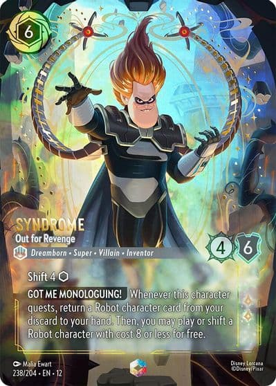 Syndrome Out for Revenge Enchanted Wilds Unknown Lorcana card