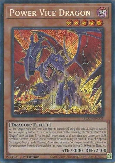 Power Vice Dragon Blazing Dominion Yu-Gi-Oh! card