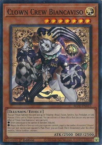 Clown Crew Biancaviso Blazing Dominion Yu-Gi-Oh! card