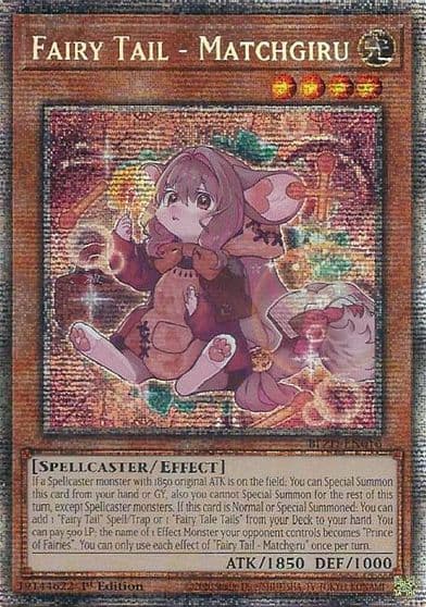 Fairy Tail Matchgiru Starlight Rare Blazing Dominion Yu-Gi-Oh! card