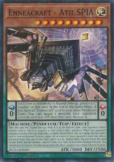 Enneacraft AtilSPIA Blazing Dominion Yu-Gi-Oh! card
