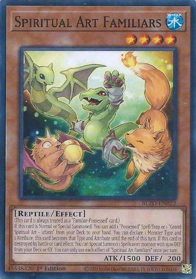 Spiritual Art Familiars Blazing Dominion Yu-Gi-Oh! card
