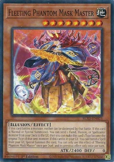 Fleeting Phantom Mask Master Blazing Dominion Yu-Gi-Oh! card