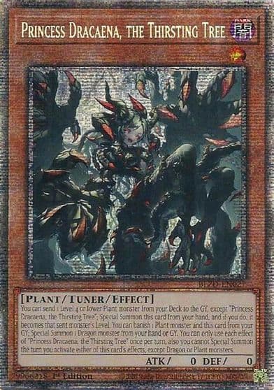 Princess Dracaena the Thirsting Tree Starlight Rare Blazing Dominion Yu-Gi-Oh! card