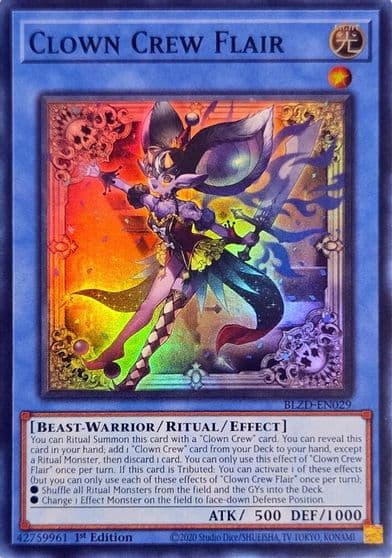 Clown Crew Flair Blazing Dominion Yu-Gi-Oh! card