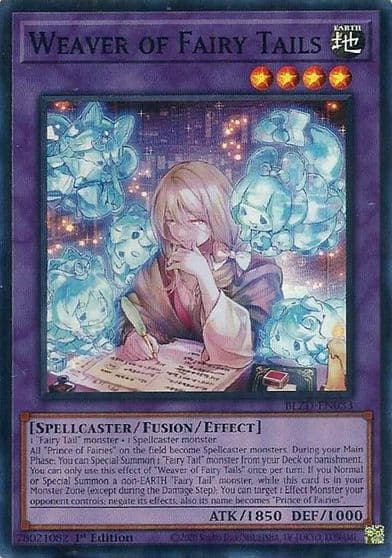 Weaver of Fairy Tails Blazing Dominion Yu-Gi-Oh! card