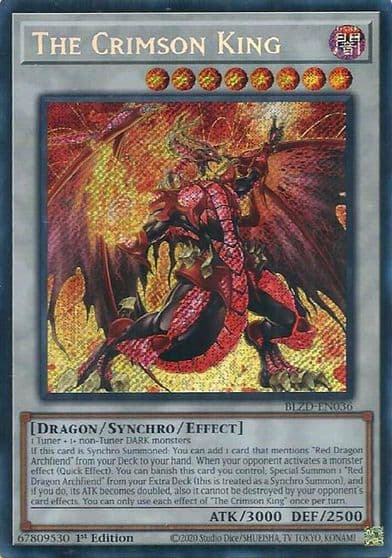 The Crimson King Blazing Dominion Yu-Gi-Oh! card