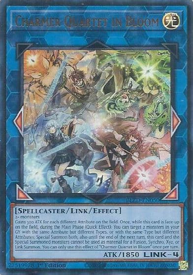 Charmer Quartet in Bloom Blazing Dominion Yu-Gi-Oh! card