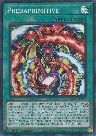 Predaprimitive Blazing Dominion Yu-Gi-Oh! card