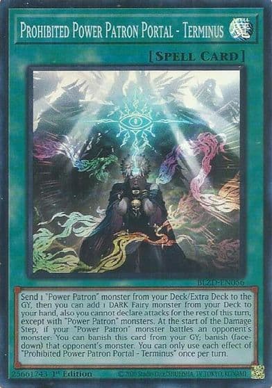 Prohibited Power Patron Portal Terminus Blazing Dominion Yu-Gi-Oh! card