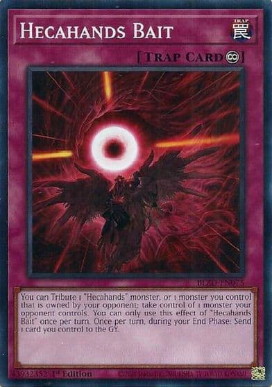 Hecahands Bait Blazing Dominion Yu-Gi-Oh! card