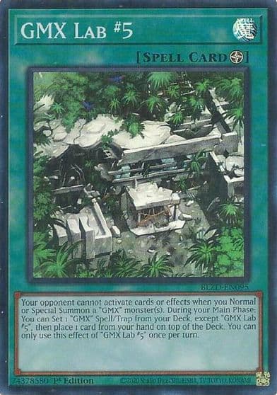 GMX Lab 5 Blazing Dominion Yu-Gi-Oh! card