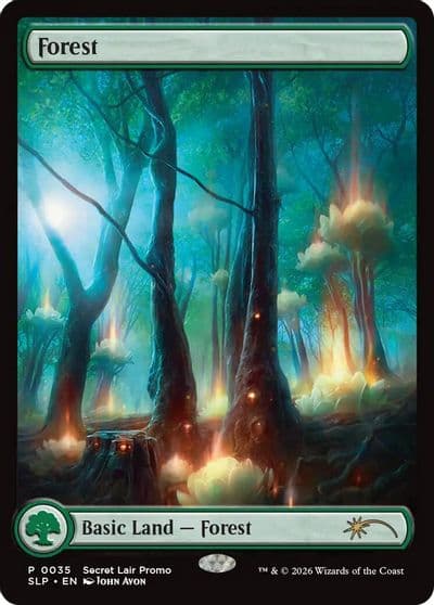 Forest 0035 Secret Lair Showdown Magic card