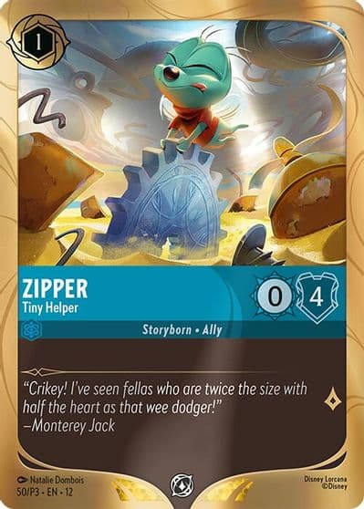 Zipper Tiny Helper Disney Lorcana Promo Cards Lorcana card