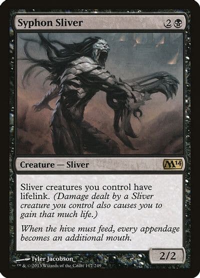 Syphon Sliver Magic 2014 (M14) Magic card