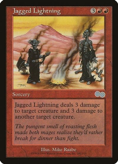 Jagged Lightning Urza's Saga Magic card