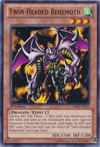 Twin Headed Behemoth Battle Pack 2: War of the Giants Yu-Gi-Oh! card