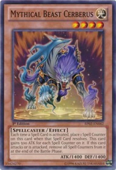 Mythical Beast Cerberus Battle Pack 2: War of the Giants Yu-Gi-Oh! card