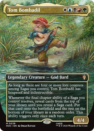 Tom Bombadil Borderless The Hobbit: Eternal-Legal Magic card