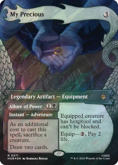 My Precious Showcase Surge Foil The Hobbit Magic card