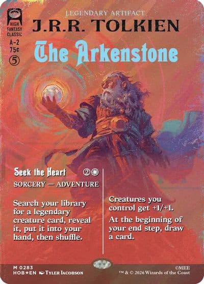 The Arkenstone Borderless Surge Foil The Hobbit Magic card