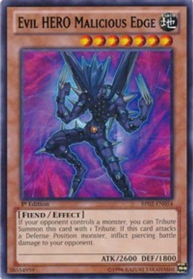 Evil HERO Malicious Edge Battle Pack 2: War of the Giants Yu-Gi-Oh! card