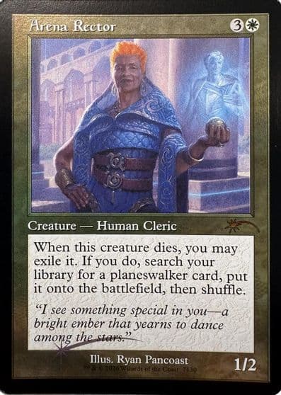 Arena Rector Retro Frame Secret Lair Drop Series Magic card