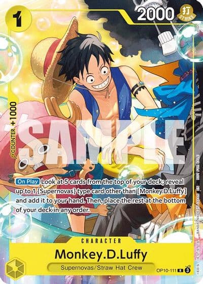 MonkeyDLuffy Welcome Pack 2026 Vol1 One Piece Promotion Cards One Piece card