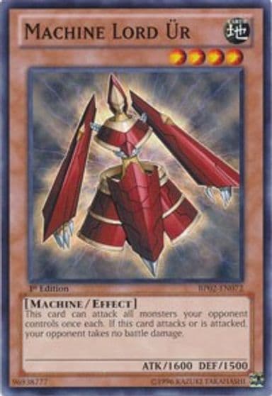Machine Lord Ur Battle Pack 2: War of the Giants Yu-Gi-Oh! card