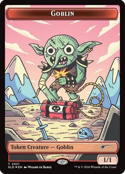 Goblin Token 2421 Secret Lair Drop Series Magic card