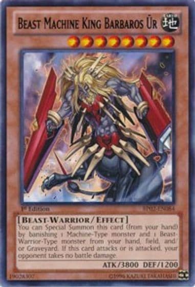 Beast Machine King Barbaros Ur Battle Pack 2: War of the Giants Yu-Gi-Oh! card