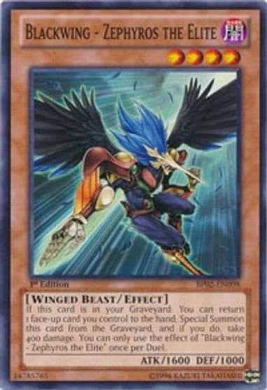 Blackwing Zephyros the Elite Battle Pack 2: War of the Giants Yu-Gi-Oh! card