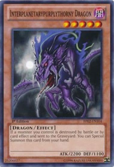 Interplanetarypurplythorny Dragon Battle Pack 2: War of the Giants Yu-Gi-Oh! card