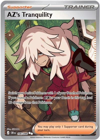 AZ's Tranquility ME04: Chaos Rising Pokemon card