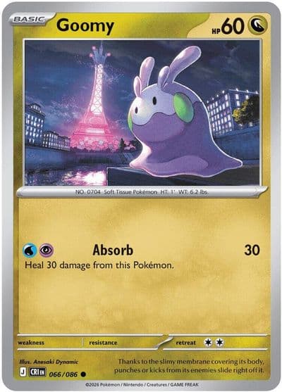 Goomy ME04: Chaos Rising Pokemon card