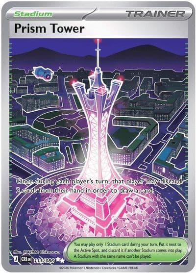 Prism Tower ME04: Chaos Rising Pokemon card