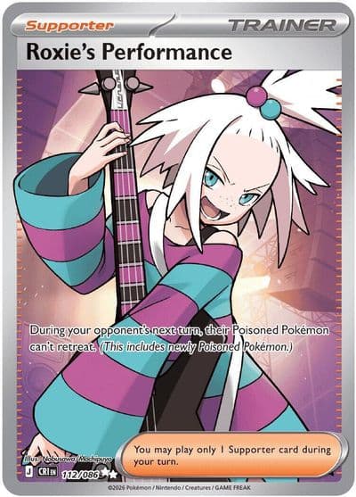 Roxie's Performance ME04: Chaos Rising Pokemon card