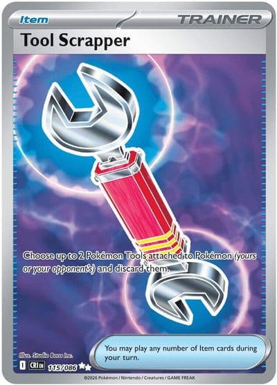 Tool Scrapper ME04: Chaos Rising Pokemon card