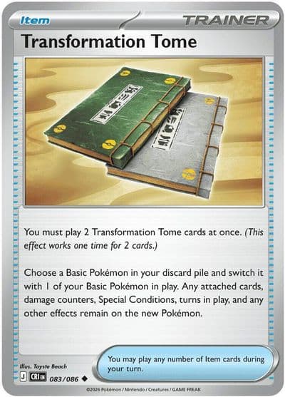 Transformation Tome ME04: Chaos Rising Pokemon card