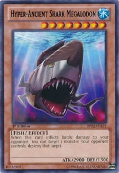 Hyper Ancient Shark Megalodon Battle Pack 2: War of the Giants Yu-Gi-Oh! card