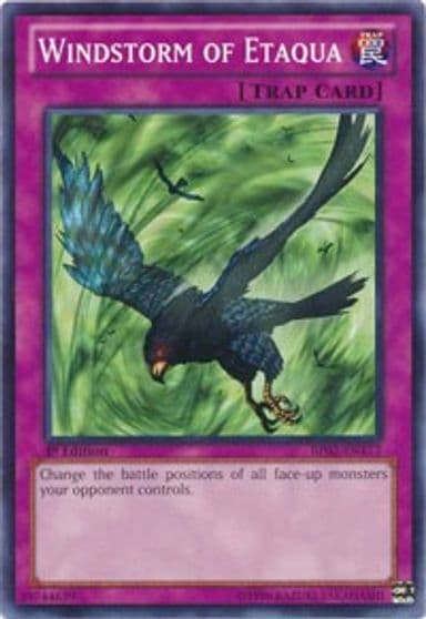 Windstorm of Etaqua Battle Pack 2: War of the Giants Yu-Gi-Oh! card