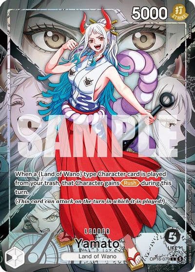 Yamato 079 Alternate Art The Time of Battle One Piece card