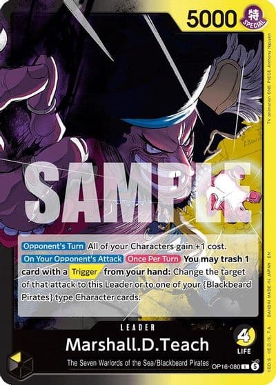 MarshallDTeach 080 The Time of Battle One Piece card