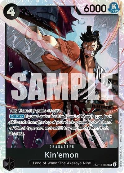 Kinemon The Time of Battle One Piece card