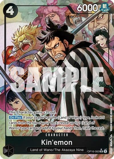 Kinemon Alternate Art The Time of Battle One Piece card