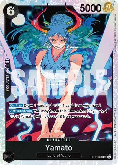 Yamato 098 The Time of Battle One Piece card
