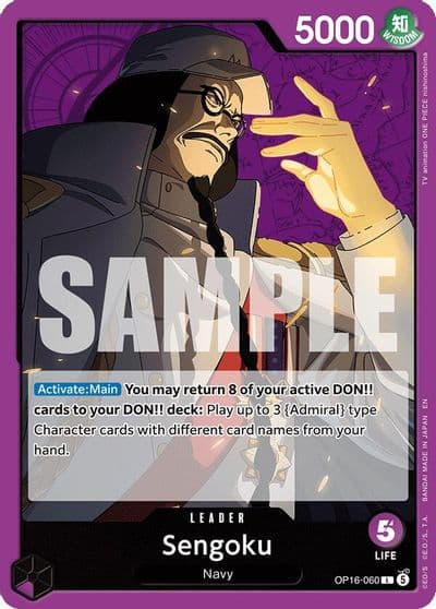 Sengoku 060 The Time of Battle One Piece card